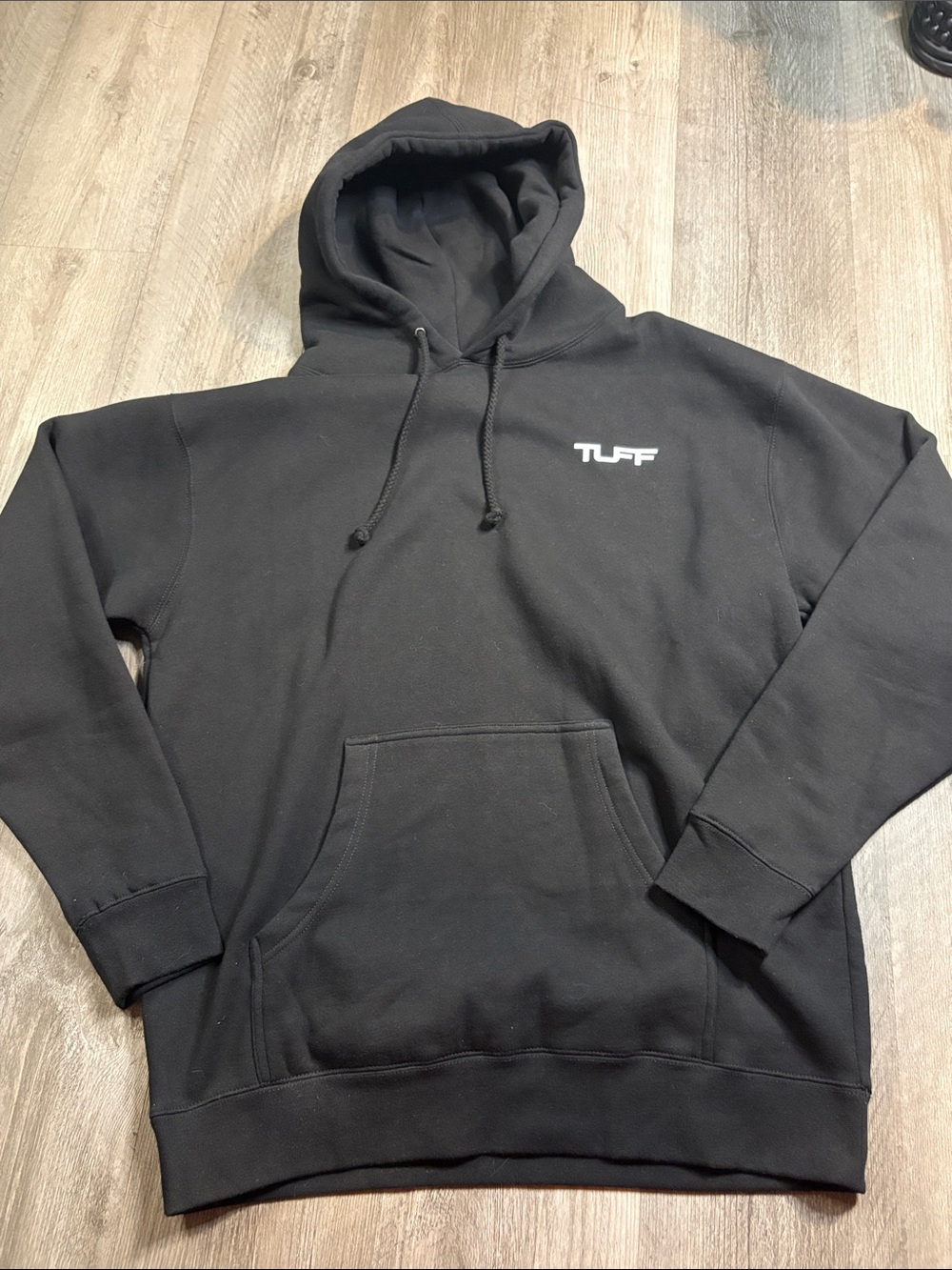 Men's Black Hooded Sweatshirt